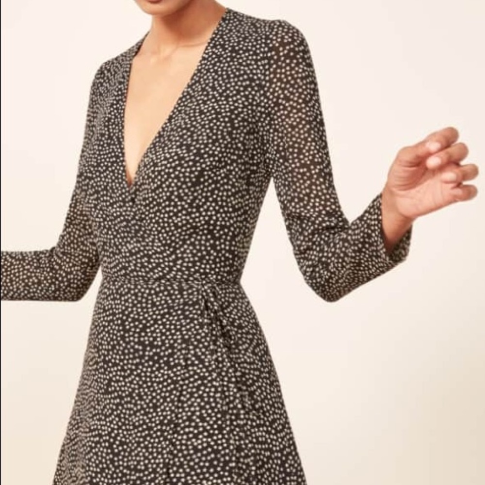 Reformation gjelina wrap dress